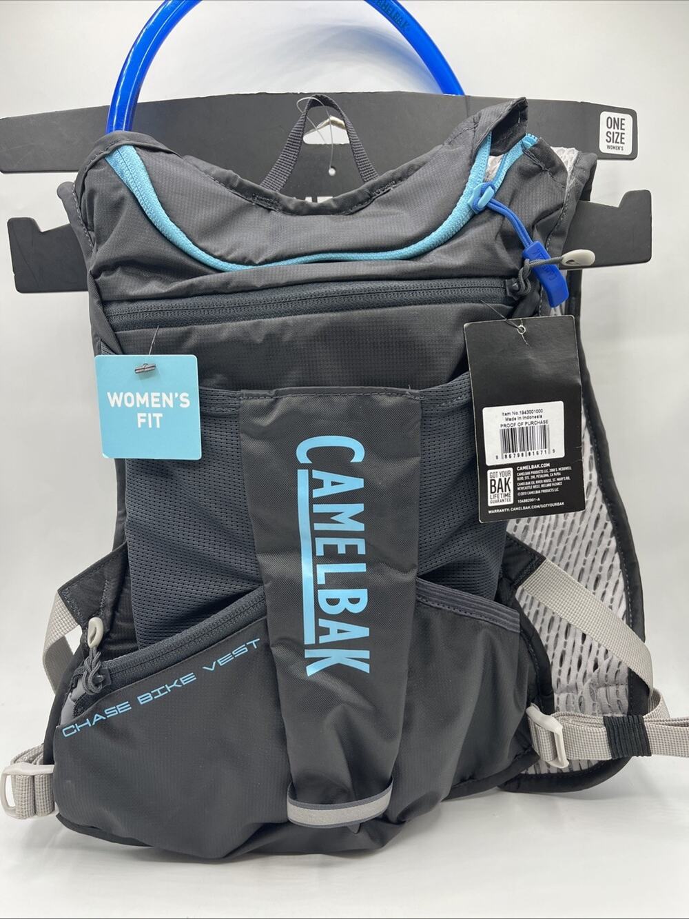 CamelBak Gray and Light Blue Women's Hydration Bike Vest